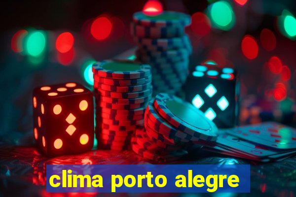 clima porto alegre